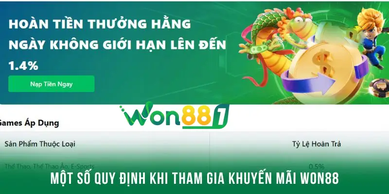 nguoi choi can hoan thanh dung so vong cuoc khi tham gia khuyen mai won88 Người chơi cần hoàn thành đúng số vòng cược khi tham gia khuyến mãi WON88